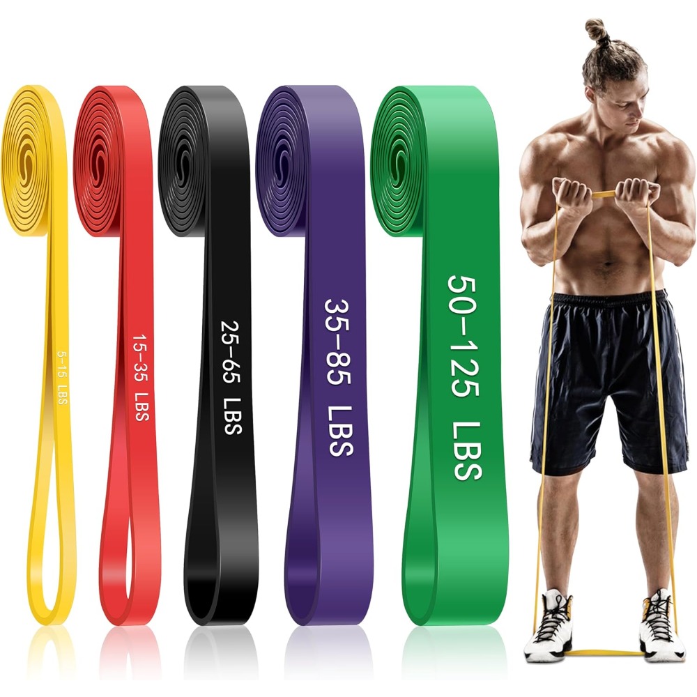 Crossfit Accessories - 풀업 보조 밴드, 5단계 저항 밴드,