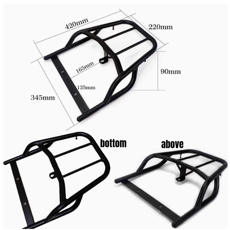 CC110 오토바이 액세서리 블랙 리어 러기지 랙 캐리 - Crossfit Accessories 리뷰 및 가격