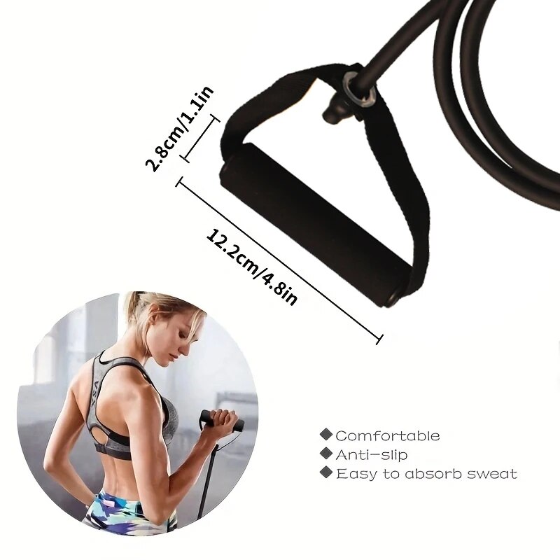 손잡이가 있는 저항 밴드, 운동 밴드, 남성용 여성용  - Crossfit Accessories 리뷰 및 가격